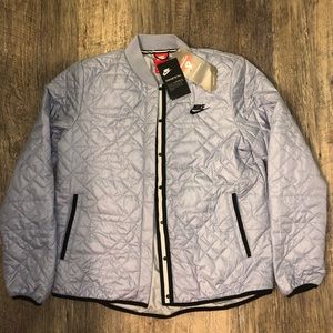 NWT NIKE Light Blue Bomber Jacket